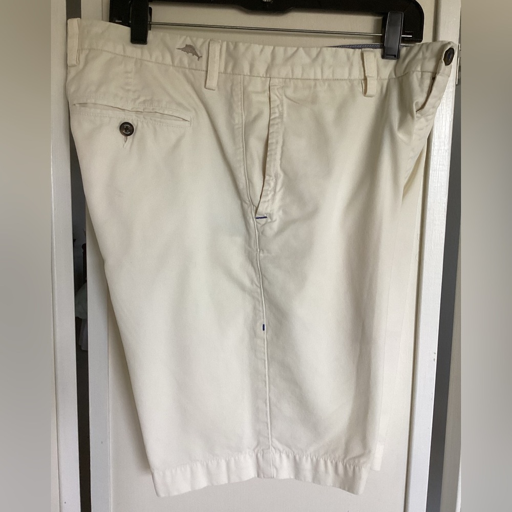 Tommy Bahama Cream Flat Front Men's Shorts